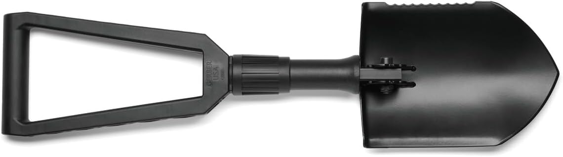 Gerber Gear 05942 E-Tool, Spade No Sheath,Black