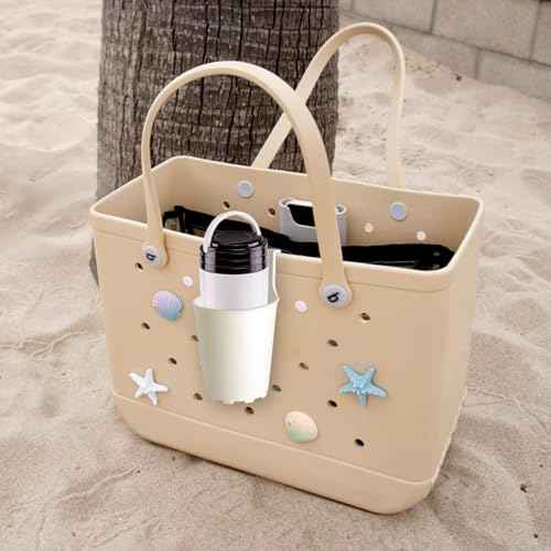AIERSA Cup Holder for Bogg Bag,Beach Bag Drink Holder Attachment, Water Bottle Holder for Bogg Bag Accessories