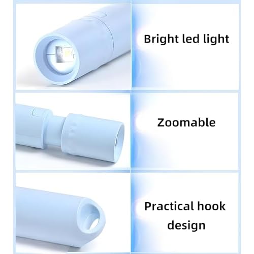 5Pack Mini Small LED Flashlights£¬USB C Rechargeable Flash Lights£¬Ultralight Zoomable Flashlights for Home, Emergency, Camping £¬Dog Walking£¬Bulk for Gifts
