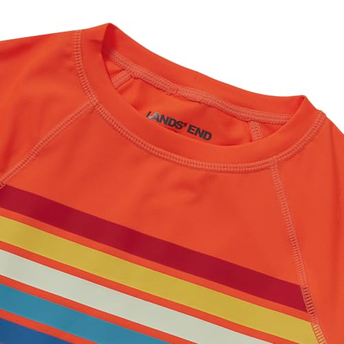 Kids' Long Sleeve UPF 50+ Rash Guard Sun Shirt - Shocking Orange, Medium
