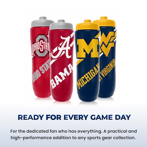 Party Animal NCAA 32 oz Squeeze Water Bottle - Oklahoma Sooners