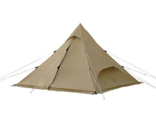 DOD RX Pyramid Tent for Camping - Durable All Season Teepee Tents for Adults - 6 Person Tipi Pyramid-Shaped Camping Tents - Quick Easy Setup - Large