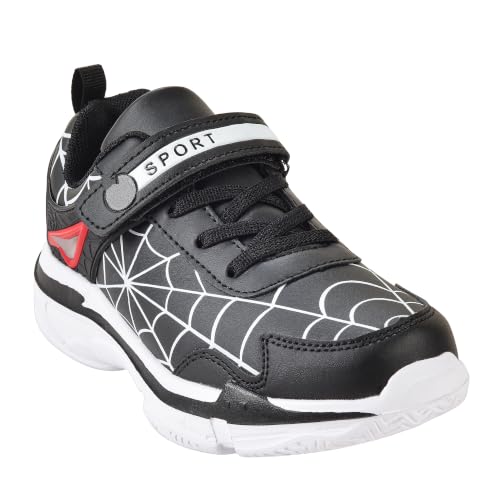 Toddler Little Big Boys Girls Running Sneakers - Black 12