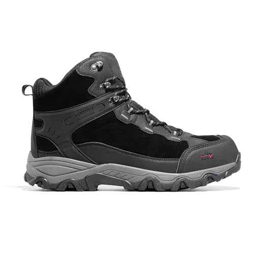 NORTIV 8 Men's Waterproof Hiking Boots Outdoor Mid Trekking Lightweight Mountaineering Shoes Paladin