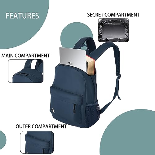 Cango Lightweight Daily Casual Large Capacity Water Resistant Backpack with Multiple Pockets for College, Workplace and Travel