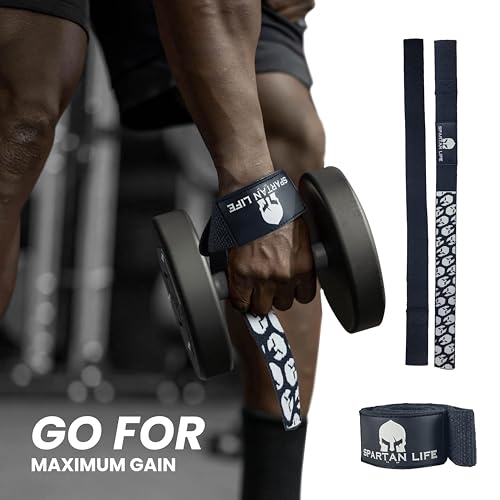 Victorbudo USA Wrist Straps for Weightlifting, Perfect Gym Straps, Workout, Deadlift, and Powerlifting, Padded Lifting Straps Gym Durable & Comfortable Straps with Silicone Grip for Men & Women