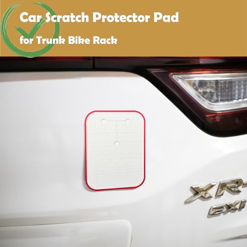 Car Scratch Protector for Trunk Bike Rack - White, 6pcs Non-Slip Pads