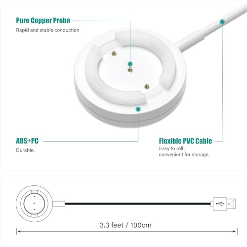 TUSITA Replacement Charging Cable for TOTWOO Bracelet 1M - T00207X2
