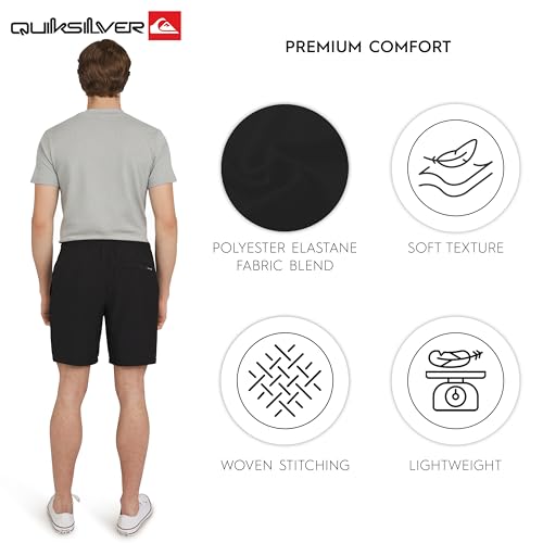 Quiksilver Men's Water-Friendly Stretch Hybrid Shorts - Large / Black