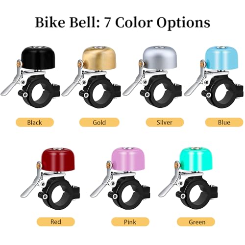 Black Brass Bicycle Bell for Road & Mountain Bikes Loud Retro Handlebar Accessory