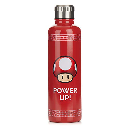 Super Mario Water Bottle 500ml - Spillproof Leakproof Drink Container