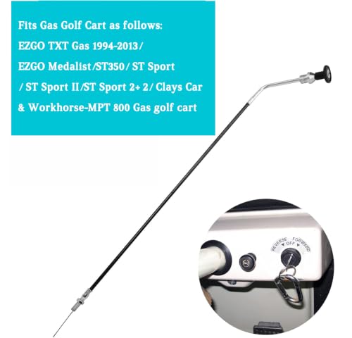 Golf Cart Choke Control Cable Replacement for EZGO Gas Models 25.5-Inch