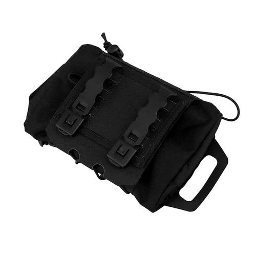 Molle Medical IFAK Pouch First Aid Kit Pack Two-Piece System Medical Roll and Carrier Supply Holder Black