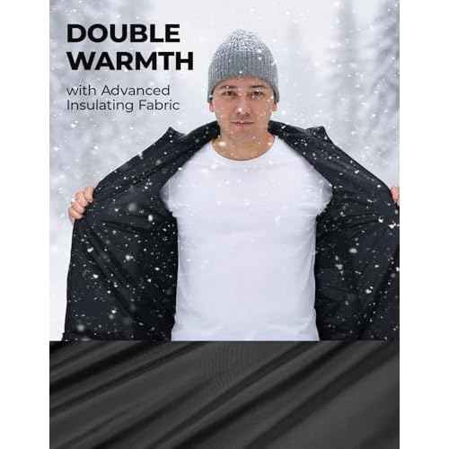KEMIMOTO Heated Vest for Men Women,10000mAh Battery Pack Charging, Hand & Neck Warmers,for Hunting, Golf, Cycling