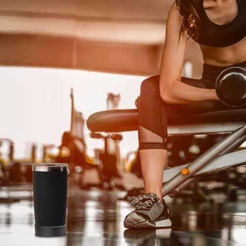 Linkidea Water Bottle Boot Compatible with YETI Rambler Tumbler 20oz/30oz, Travel Mug 20oz/30oz, Silicone Anti-Slip Water Bottle Bottom Sleeve Cover Protector (Black / 2 Pack)