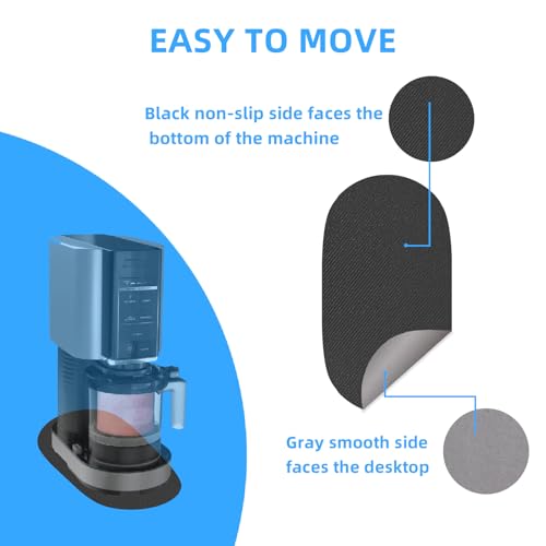 Sliding Pad for Ninja Creami Ice Cream Maker Accessories - Countertop Slider with Non-Slip & Waterproof Surface - Variation 1