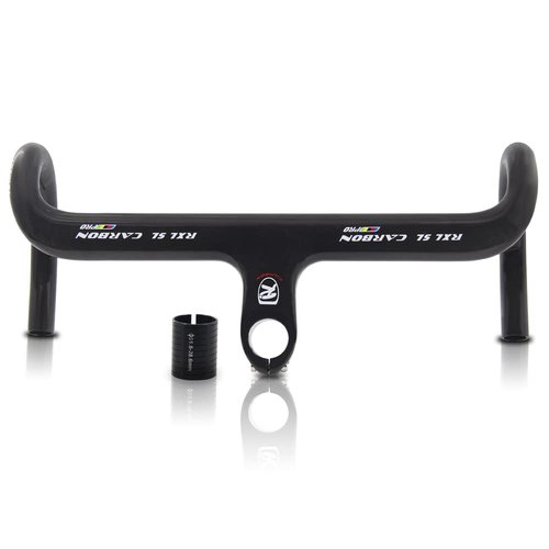 Road Bike Handlebars Carbon Bicycle Handlebars Handlebars Carbon Fiber Road Bars Internal Routing Drop Bars Road Bike Cycling Bars 440 * 120mm Components & Parts