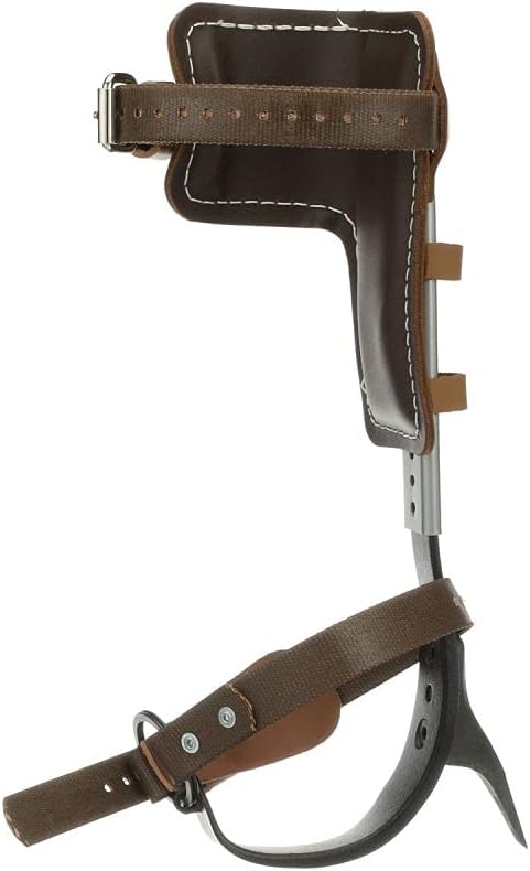 Klein Tools CN1907AR Leather Tree Climber Set 2-3/4-Inch Gaffs, 15 to 19-Inch