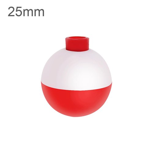 OriGlam 12pcs Fishing Snap-On Floats Bobbers Set, Push Button Sea Carp Fishing Round Buoy, Hard ABS Round Floats Bobbers Fishing Floats (25mm 32mm 38mm 45mm)