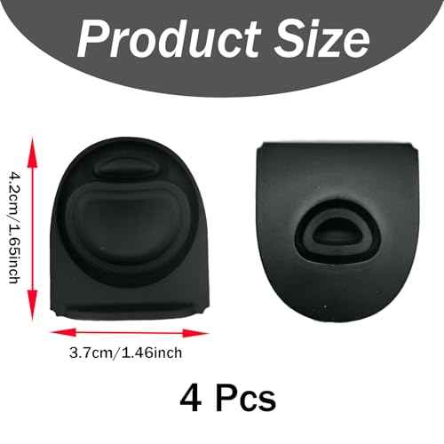4 Pcs Water Bottle Replacement Parts for Owala 19/24/32/40oz Gasket Plug Lid, Water Bottle Top Lid Gasket Compatible with Owala FreeSip