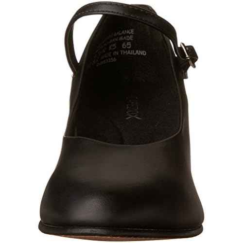 Capezio Women's Jr. Footlight Character Shoe,Black,8.5 W US