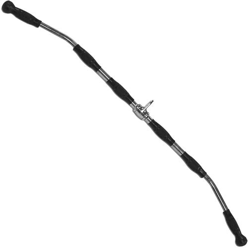 Body-Solid Tools Pro-Grip Lat Bar Cable Attachment for Gym, Functional Trainer with Curl Cable Bar Attachments, Ideal for Lat Pulldown, Tricep and Shoulder Workouts