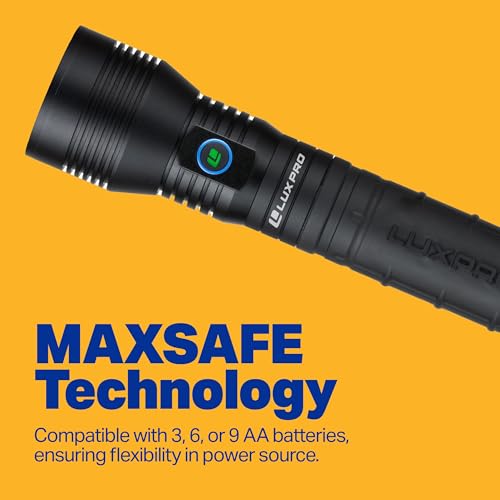 LED Flashlight 2000 Lumens Battery Operated Handheld Torch