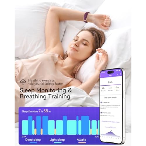 Fitness Tracker Watch, Smart Watches for Women with Heart Rate/Blood Oxygen/Sleep Monitor, 20+ Sports Modes Fitness Watches for Women/Men, Activity & Step Tracker Smart Watch for Android/iOS Phones