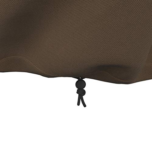 Outdoor Chair Covers Set of 2 Waterproof UV Resistant Deep Seat Furniture Protectors Beige