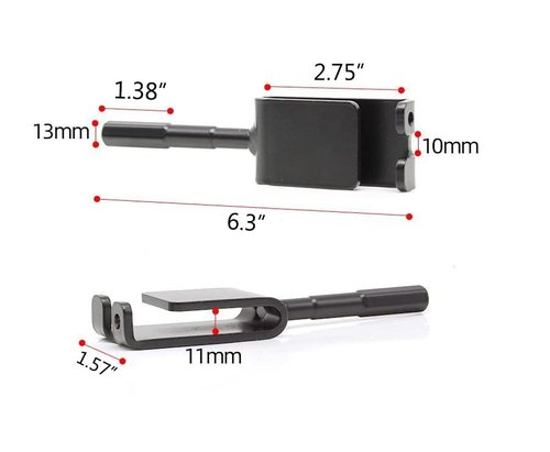 Huntury Ice Anchor Power Drill Adapter for Ice Fishing Shelter, Ice Anchor Adapter for Ice Tent, Ice Fishing Accessories, Ice Shelter Accessories