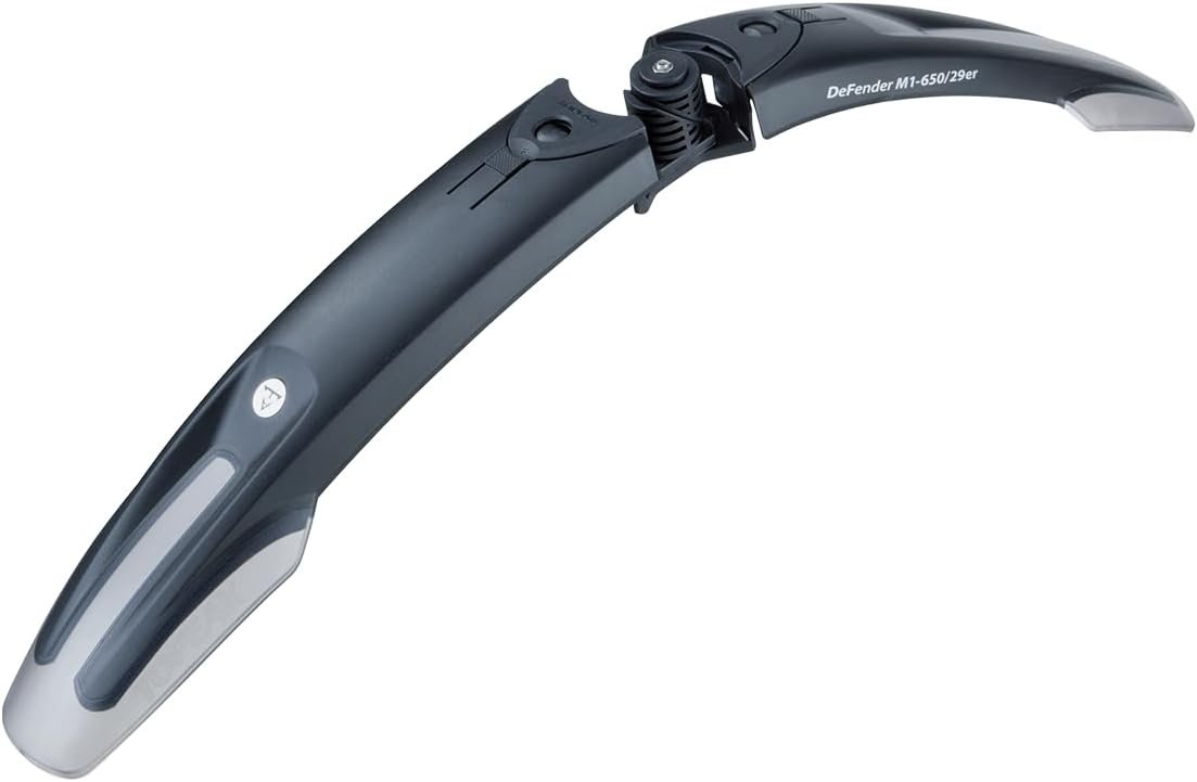 Topeak Defender M1 Front Bike Fender for 27.5” Wheels - Durable Black, 64x15x8.5 cm