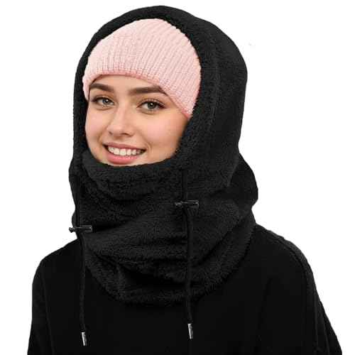 Balaclava Winter Men and Women Ski Mask, Cold Weather Outdoor Wind-Resistant Warm Hats,Winter Masks&Hooded Scarves