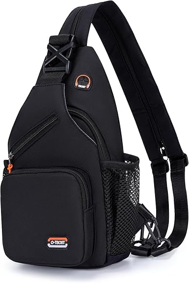 JENAGREEN Cross Body Bag Sling Backpack Bag,Crossbody Bag Chest Bag with Belt Waist Pack for Women Man