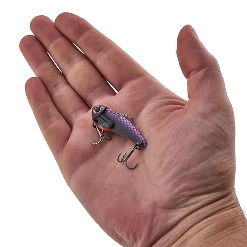 Berkley ThinFisher Fishing Lure, Vegas Mistake, 1/4 oz, Upgraded Cosmetics, Integrated Rattle Chamber, 3 Pull Points with Quick Change Snap, Custom Fusion19 Trebles
