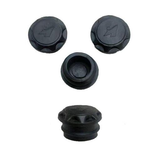 SquEqu 6 Pack Bike Suspension Fork Cap Rubber Dust Cover ID 19mm Protective Plug Shoulder Top Tips for Bike Front Forks Electric Bikes Ebike Oil and Air Shock Absorber Damper Montain Road MTB