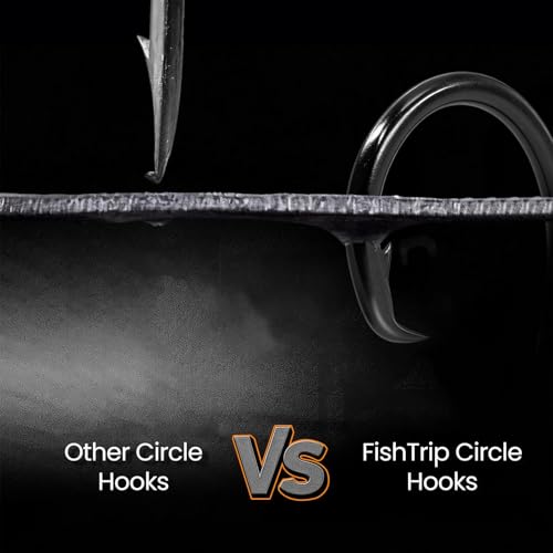 6/0 25pcs Heavy Duty Circle Fishing Hooks Saltwater & Freshwater