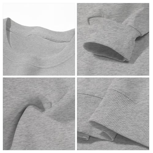 Be The Light Christian Sweatshirt for Women - Gray Medium - Religious Faith Bible Verse Graphic Pullover