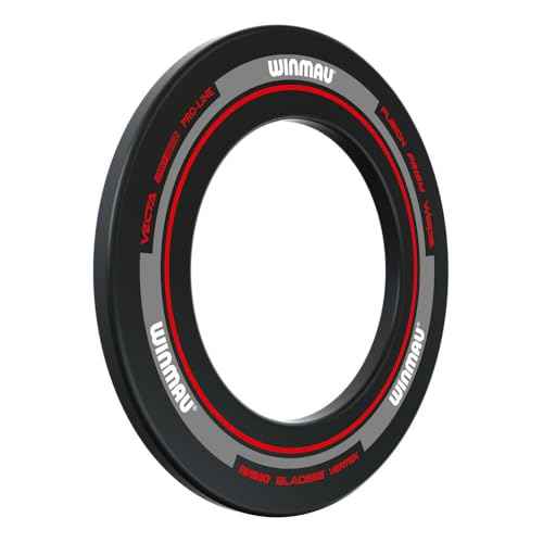 Winmau Dart Board Surround Ring - Advance Black, Red, White and Green Dartboard Surrounds - Backboard Wall Protector