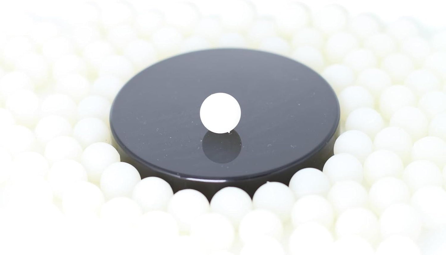 Glowing Rubber Balls in 50 Caliber 100 x Glow in The Dark Resusable Rubber Balls w. Silicon in Green for Training Home Defense Paintball Pistols in 50 Cal.