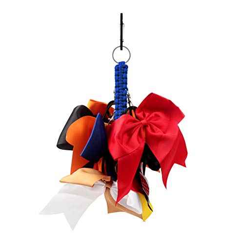 Lovecheer 2PCS Cheer Bows Holders Paracord Handmade Cheer Bow Accessories for Cheerleading Teen Grils High School Sports