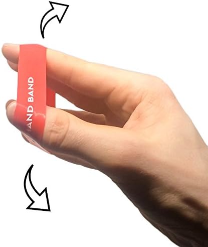 THE HAND BAND – hand exerciser and hand strengthener set - 10 finger resistance bands perfect for extensor training, forearm, hand and finger strength, hand health and injury rehabilitation