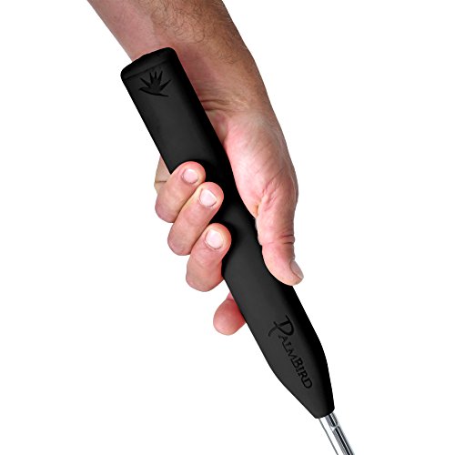 PalmBird Jumbo Putter Grip Black - Golf Club Hand Support for Steady Stroke