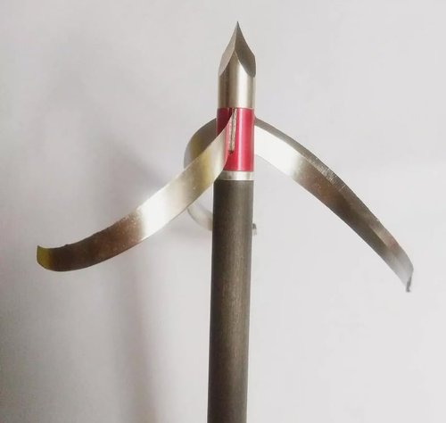 KTGCOZS Pack of 6 Hunting Broadhead 100 Grain Archery Arrow Broadhead Archery Arrow