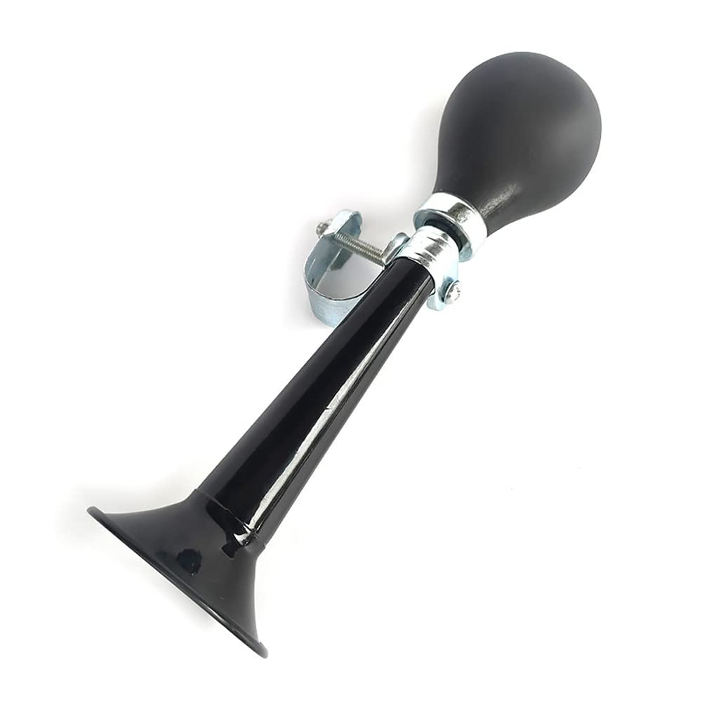 YehVeh 2 Pack Bugle Horn Bike Bell Metal Classic Bicycle Bell Bike Horn Clown Horn Handlebar Mount Rubber Squeeze Air Horns for Mountain Bike Cruiser Bike Toddler Tricycle Kids Bike Children's Bike