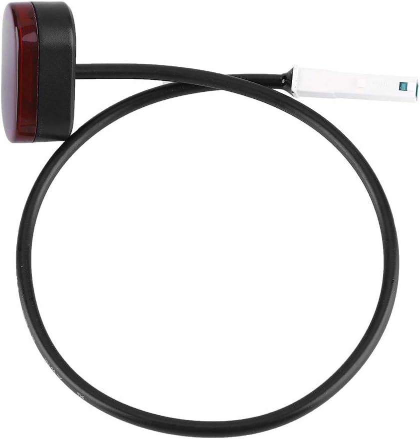 Generic Max G30 and 8.5-inch Electric Scooter Rear Tail Light, Safety Light Brake Easy to Install Rear LED Light, Electric Scooter Rear Tail Light Safety Light, Red/Black