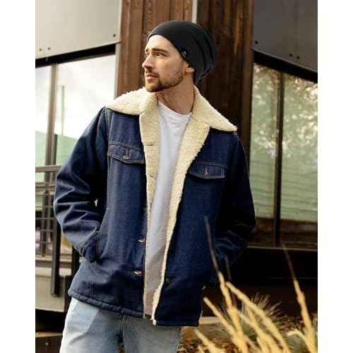 FURTALK Slouchy Beanie for Men Women Soft Knit Stretchy Skull Cap Stylish & Warm