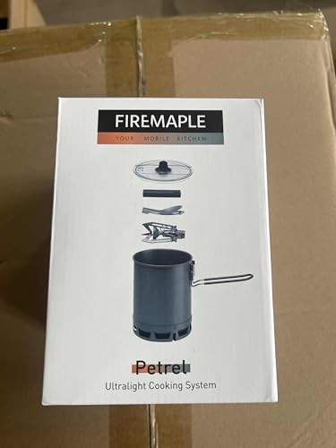 Fire Maple Petrel Portable Stove Ultralight Cooking System, with a Lightweight, Fast Boiling Function, Precise Double Tick Design, for Outdoors, Camping and Traveling