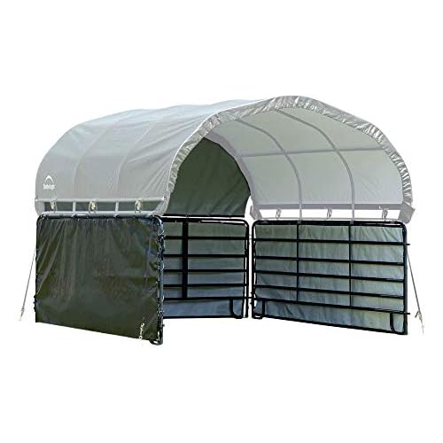 ShelterLogic 12'x12' Equine, Livestock and Agricultural Shelter Enclosure Kit (Corral Panels and Shelter Not Included)