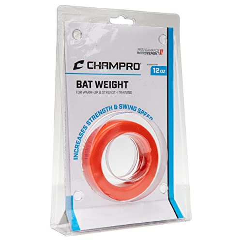 12 oz. Orange Bat Weight for Baseball Training - Strength & Warm-Up Gear