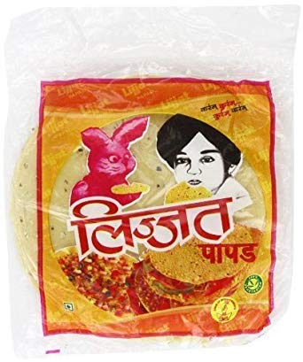 Pappadum Black Pepper Flavour - 200g (pack of 3)